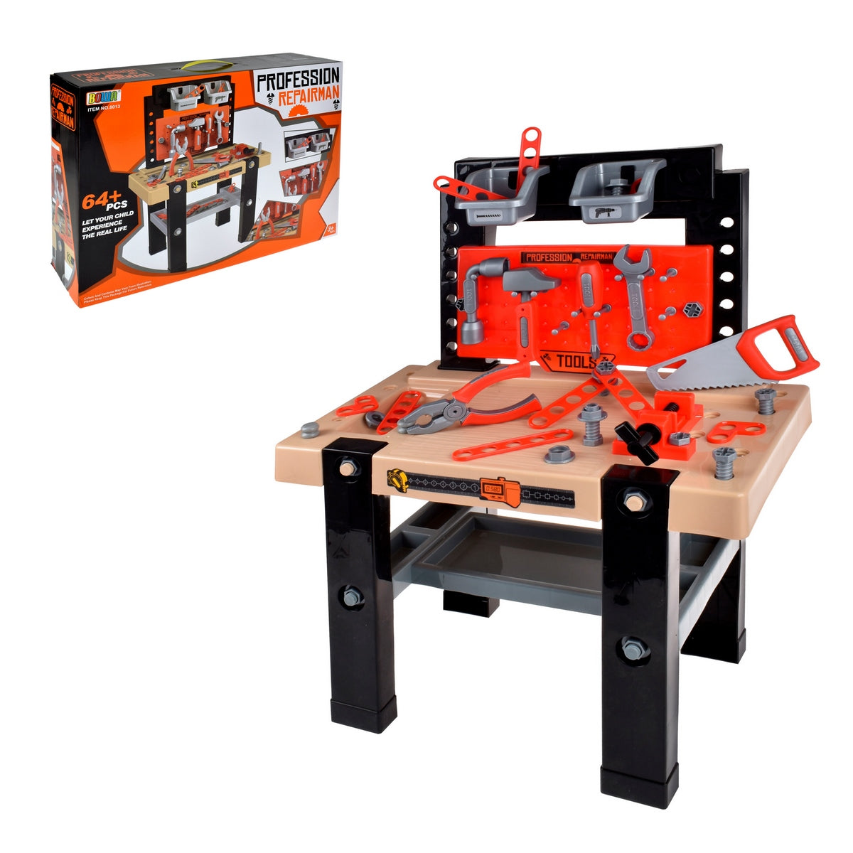 Mesa De Trabajo Con Herramientas De 64 Piezas